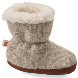 Acorn Kids' Slippers - Easy Bootie, Grey Ragg Wool, TL | A10157ACKTL