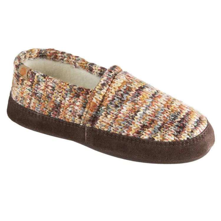 Acorn Textured Moccasins - Womens