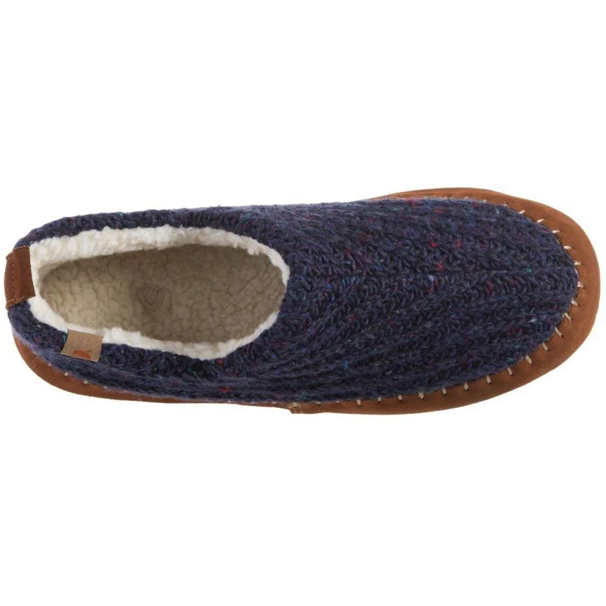 Acorn Women’s Moc Slippers - Sustainable Camden Navy, Small | A19019NBLWS