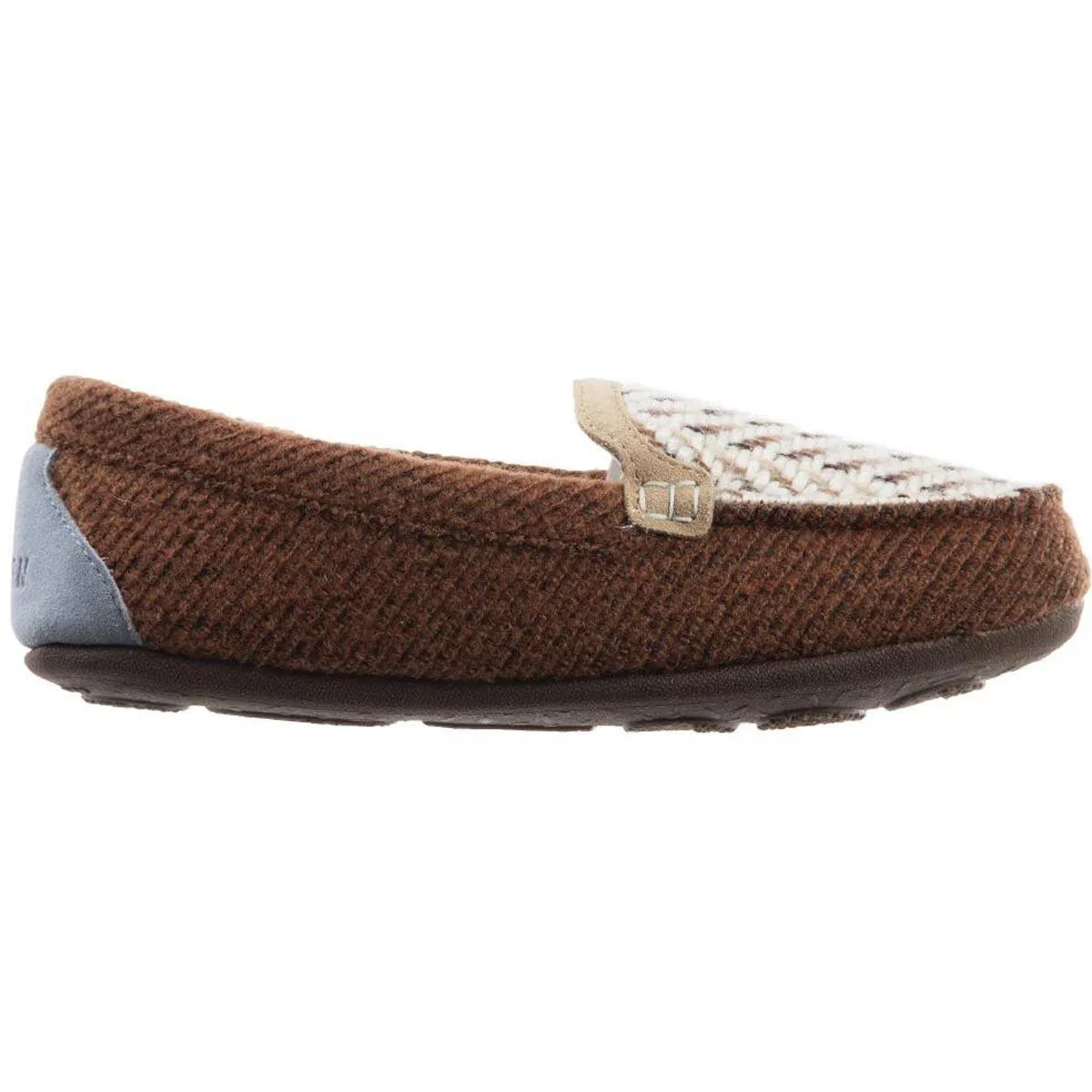 Acorn Women’s Moccasin - Andover Driver Buckskin Textured Comfort, XL | A20133SKNWXL