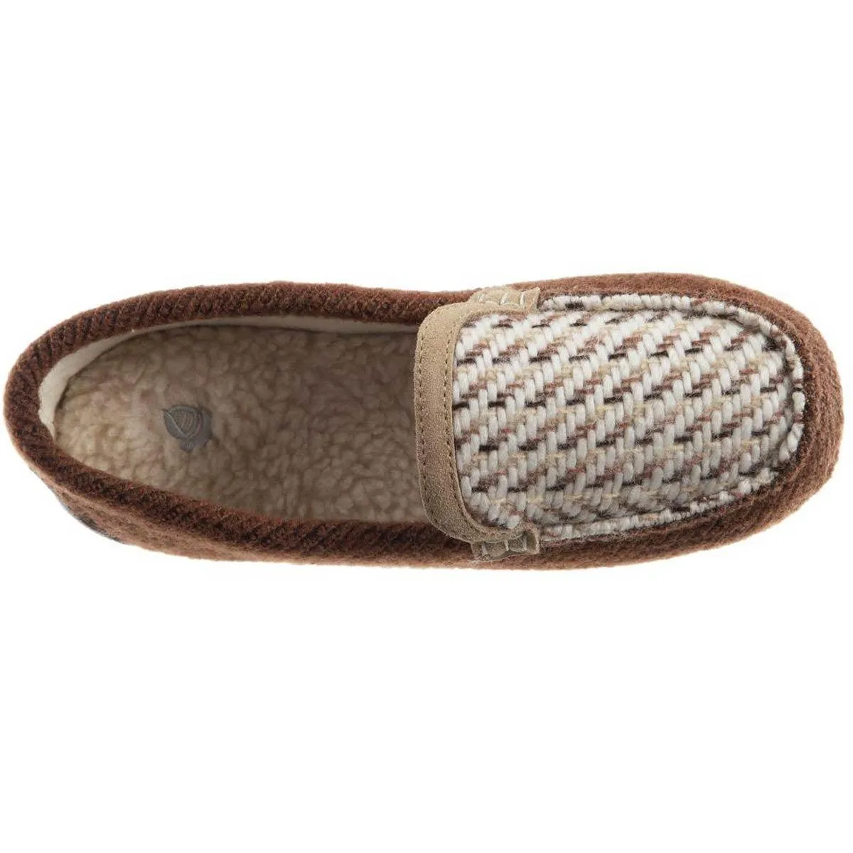 Acorn Women’s Moccasin - Andover Driver Buckskin Textured Comfort, XL | A20133SKNWXL