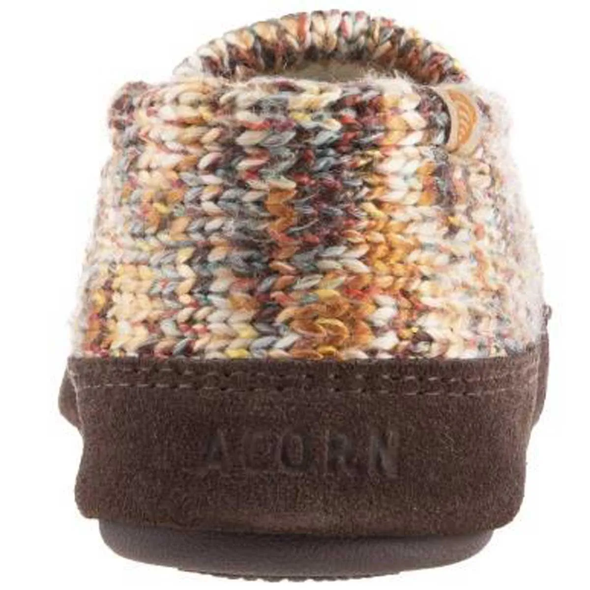 Acorn Women’s Moccasins - Textured Cozy, Sunset Cable Knit, X-Large | A10080SCKWXL