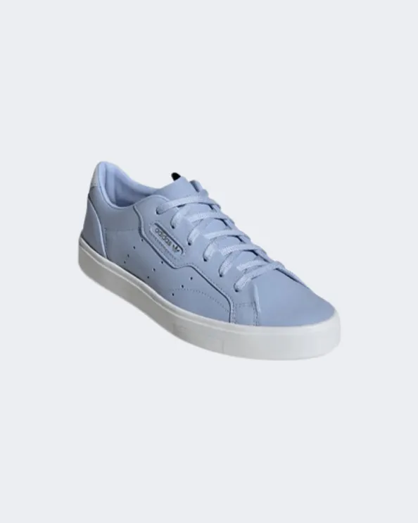 Adidas Sleek Women Original Shoes Light Blue-Grey