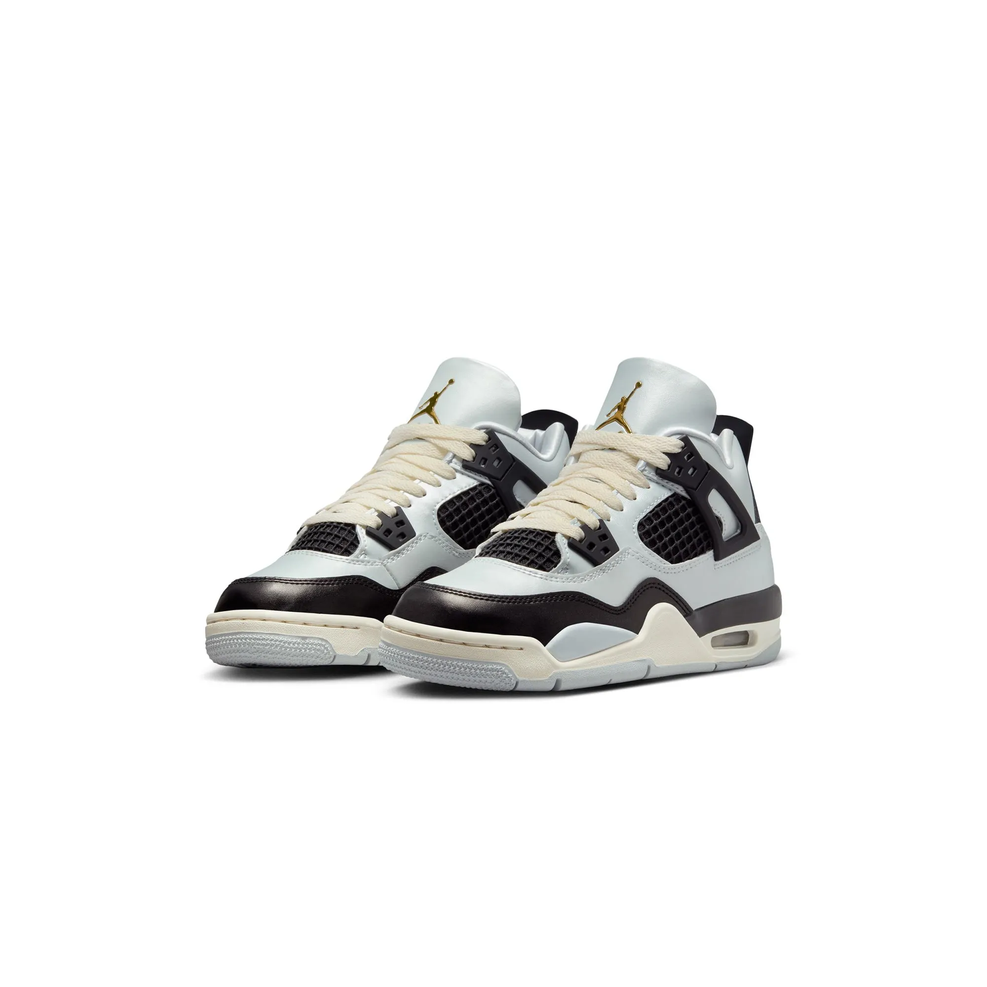 Air Jordan 4 Kids Retro "Pure Platinum" Shoes