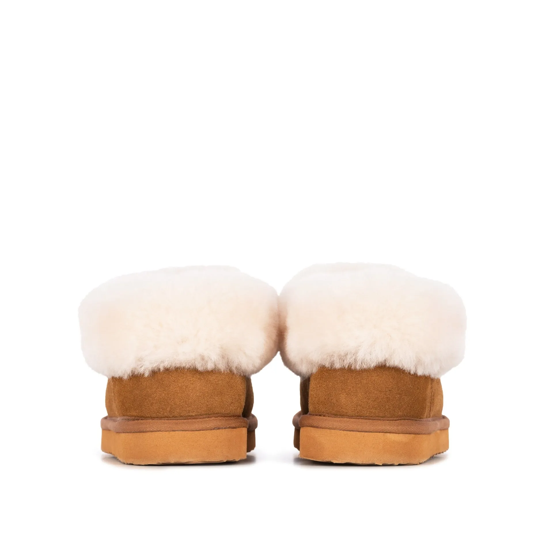 ANABELLA TAN SHEEPSKIN SLIPPER BOOTIE