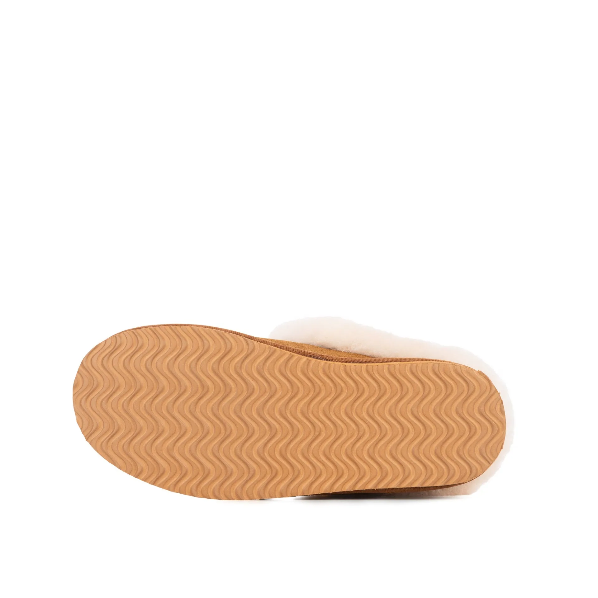 ANABELLA TAN SHEEPSKIN SLIPPER BOOTIE