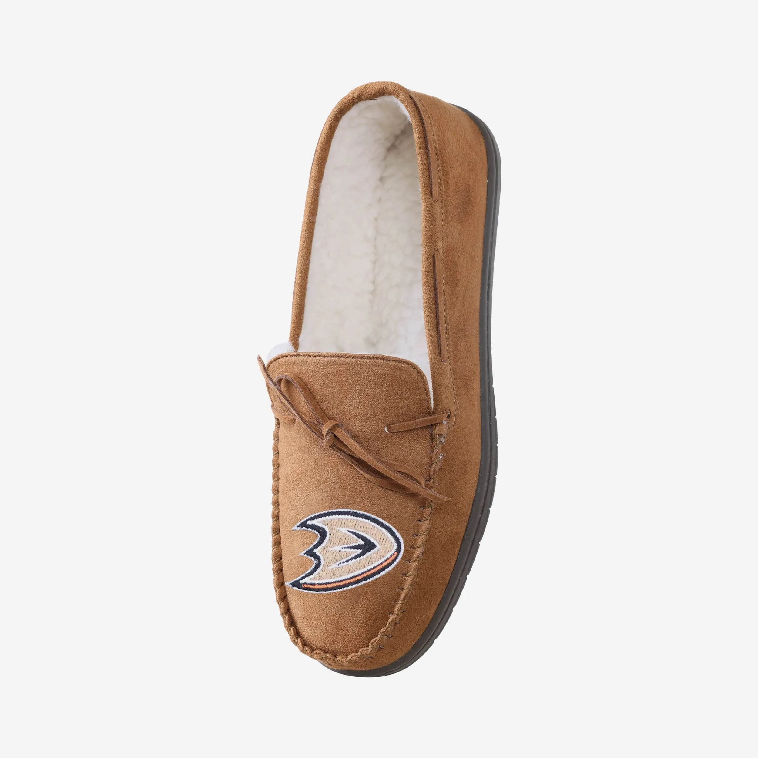 Anaheim Ducks Team Logo Moccasin Slipper