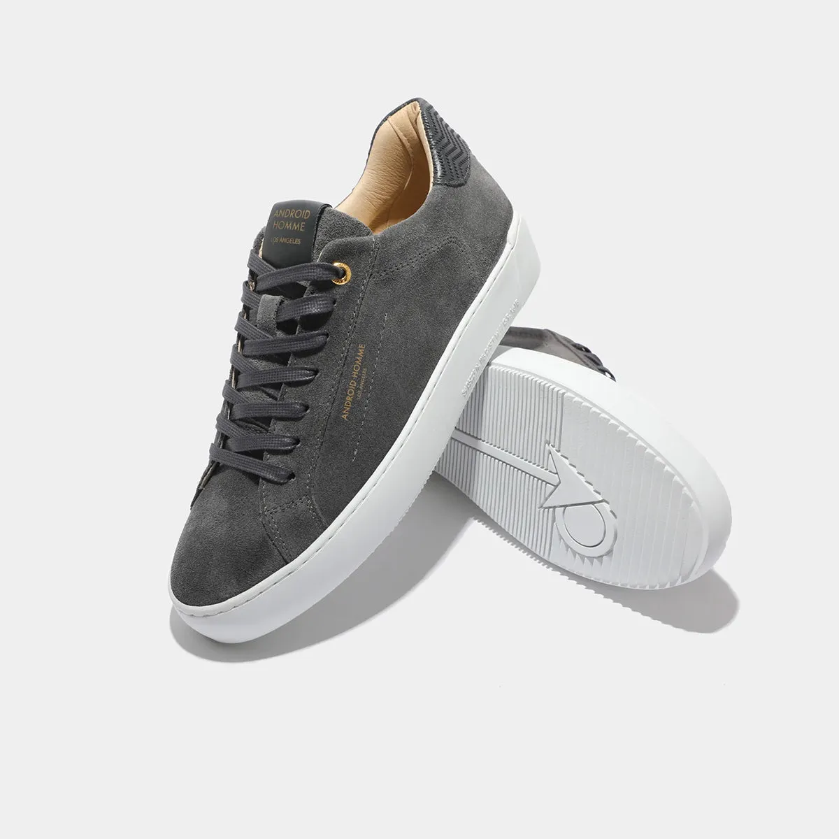 Android Homme - Zuma Suede Trainers in Grey