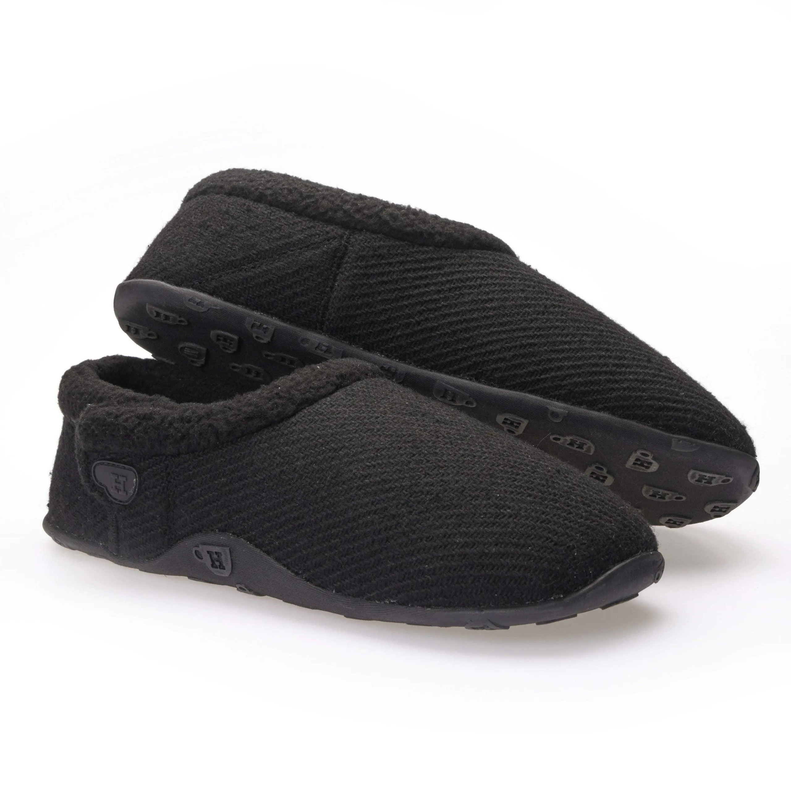 Ant - Black Weave Men's Slippers