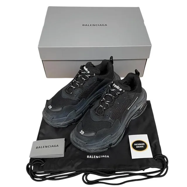 Balenciaga Triple S Clear Sole Mesh Trainers UK 6