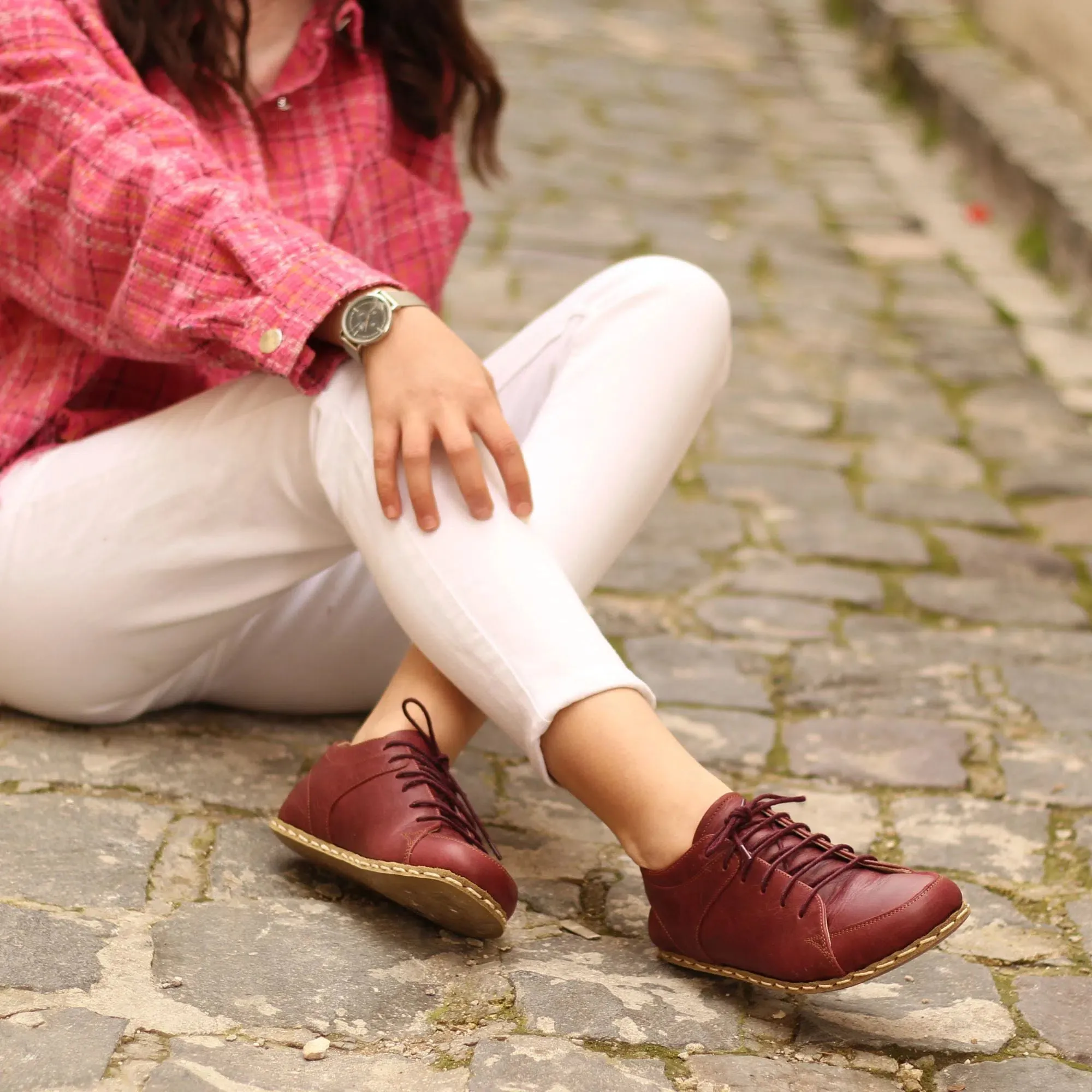 Barefoot Sneaker Burgundy for Women