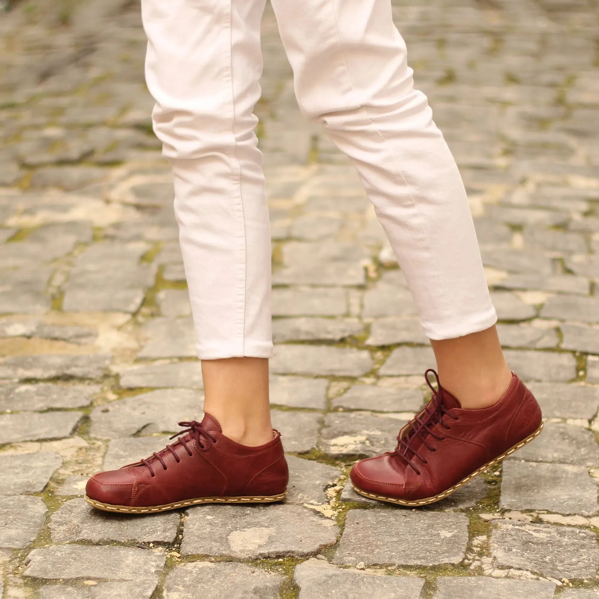 Barefoot Sneaker Burgundy for Women