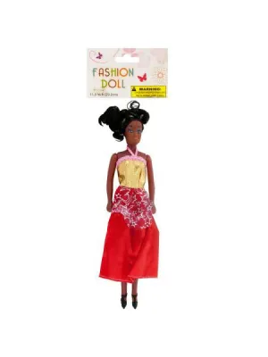 Black Fashion Doll (Available in a pack of 12)