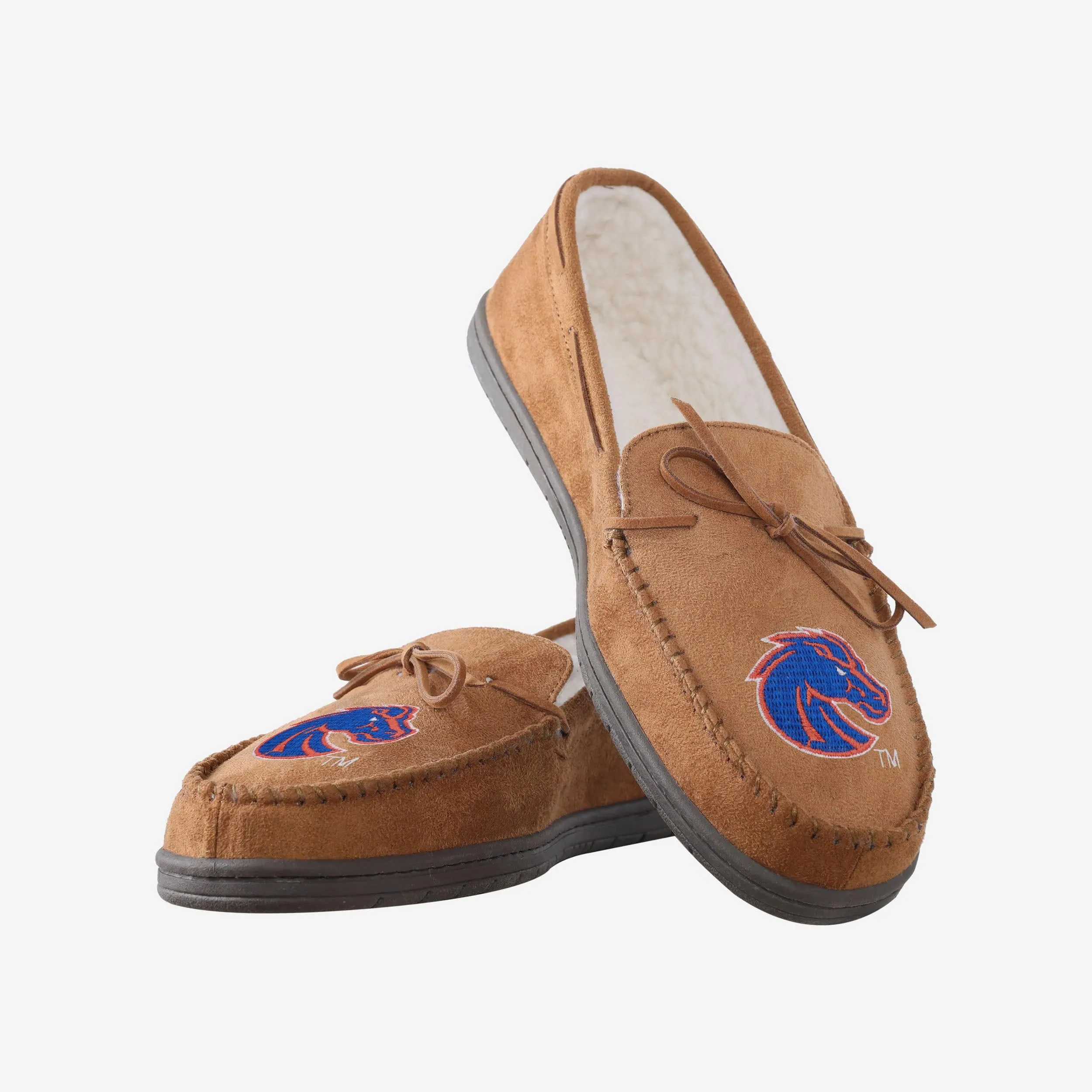 Boise State Broncos Team Logo Moccasin Slipper