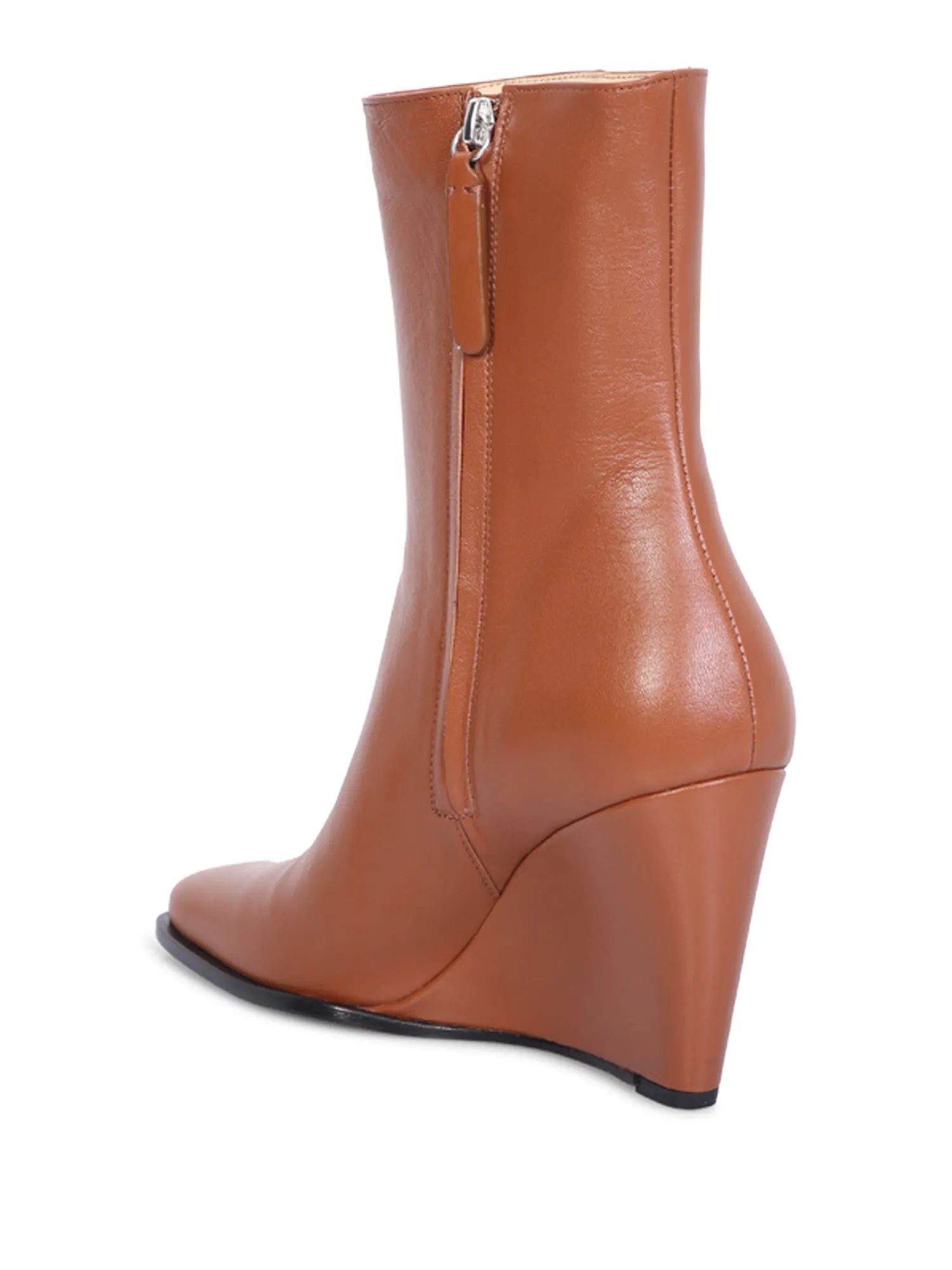 Brown Gaia ankle boots