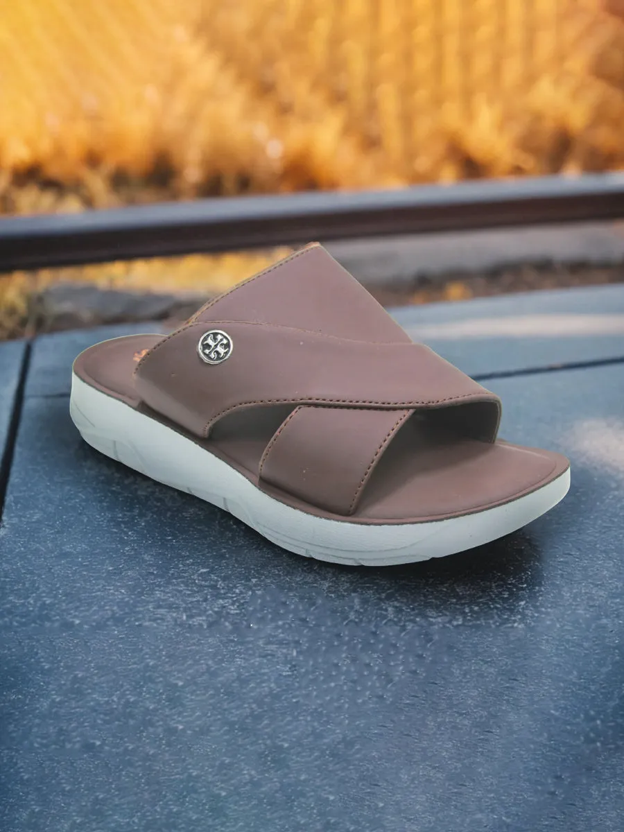 Brown | medicated soft imported slippers