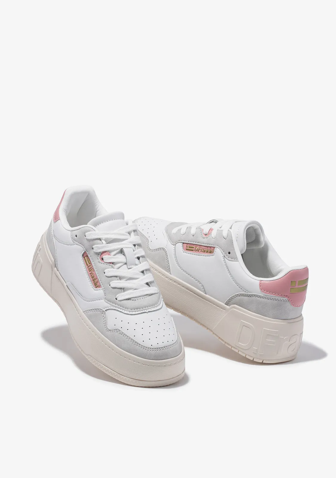 Court Basic White / Pink