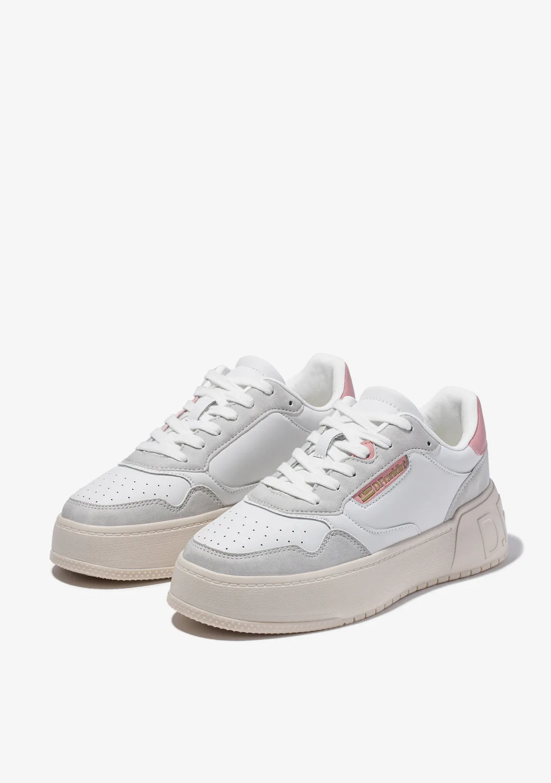 Court Basic White / Pink