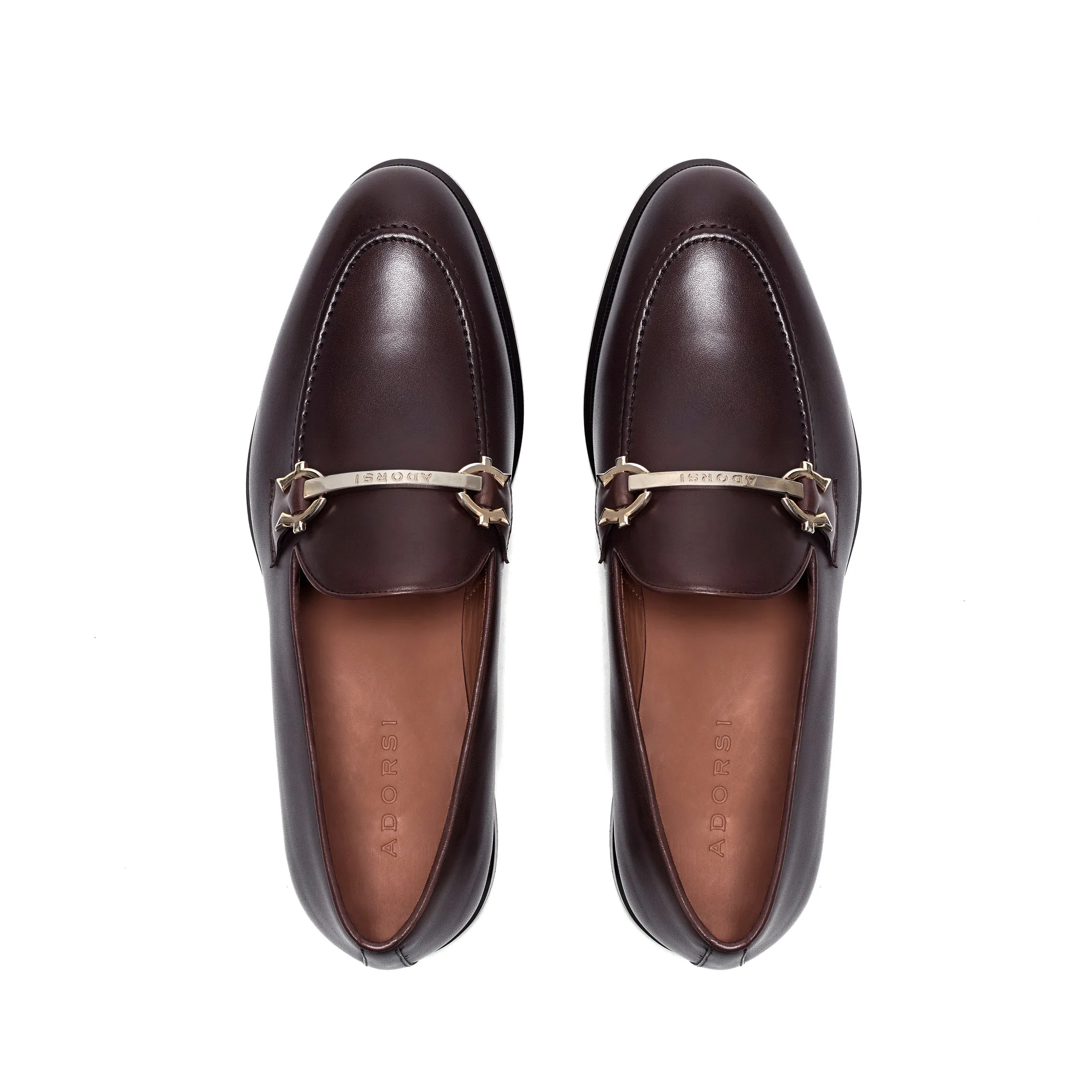 Dark Brown Calf Horsebit Loafer