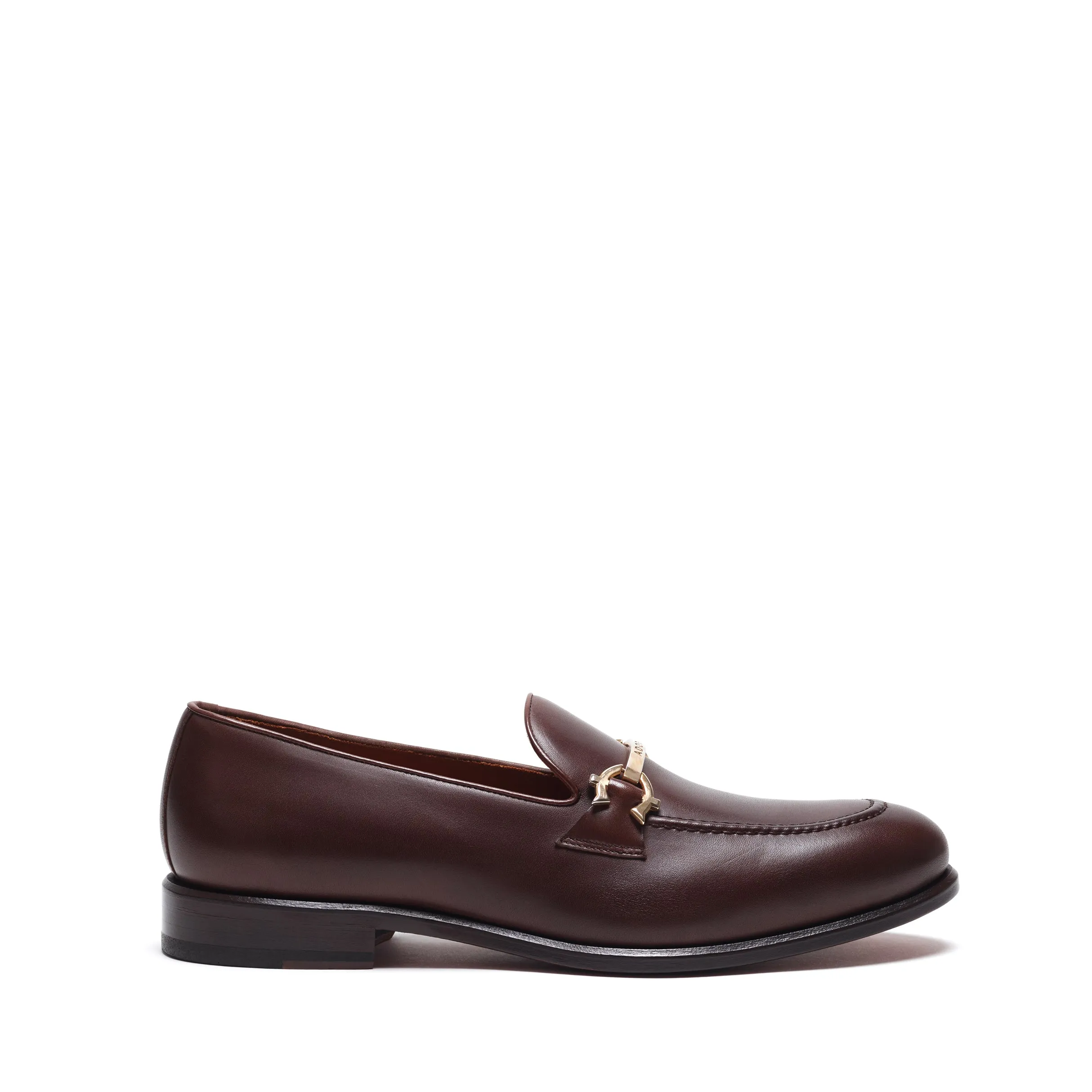 Dark Brown Calf Horsebit Loafer