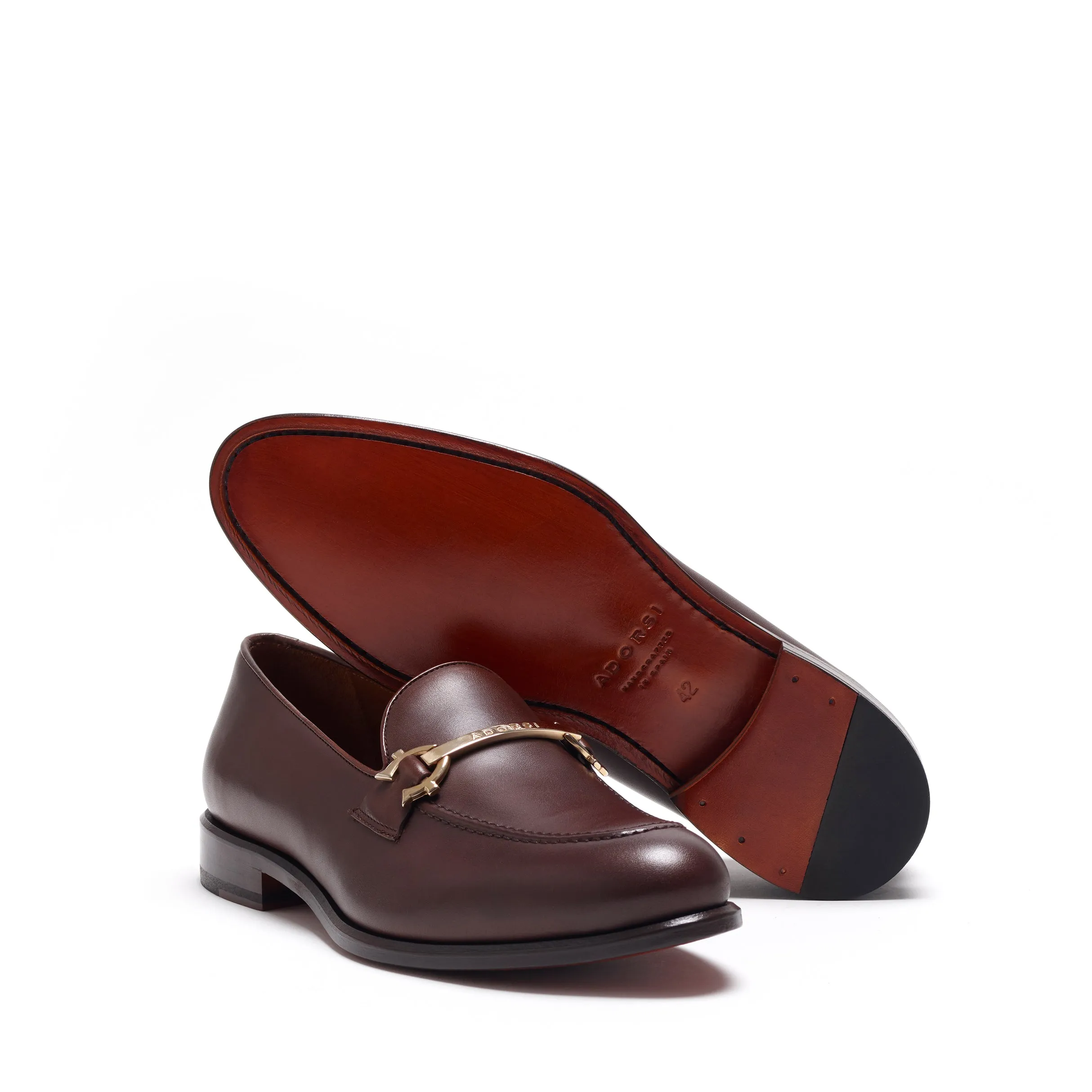 Dark Brown Calf Horsebit Loafer