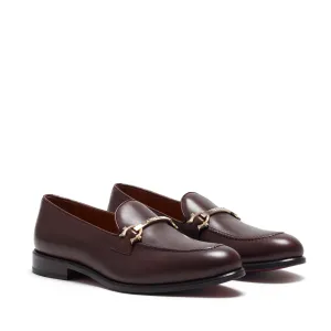 Dark Brown Calf Horsebit Loafer