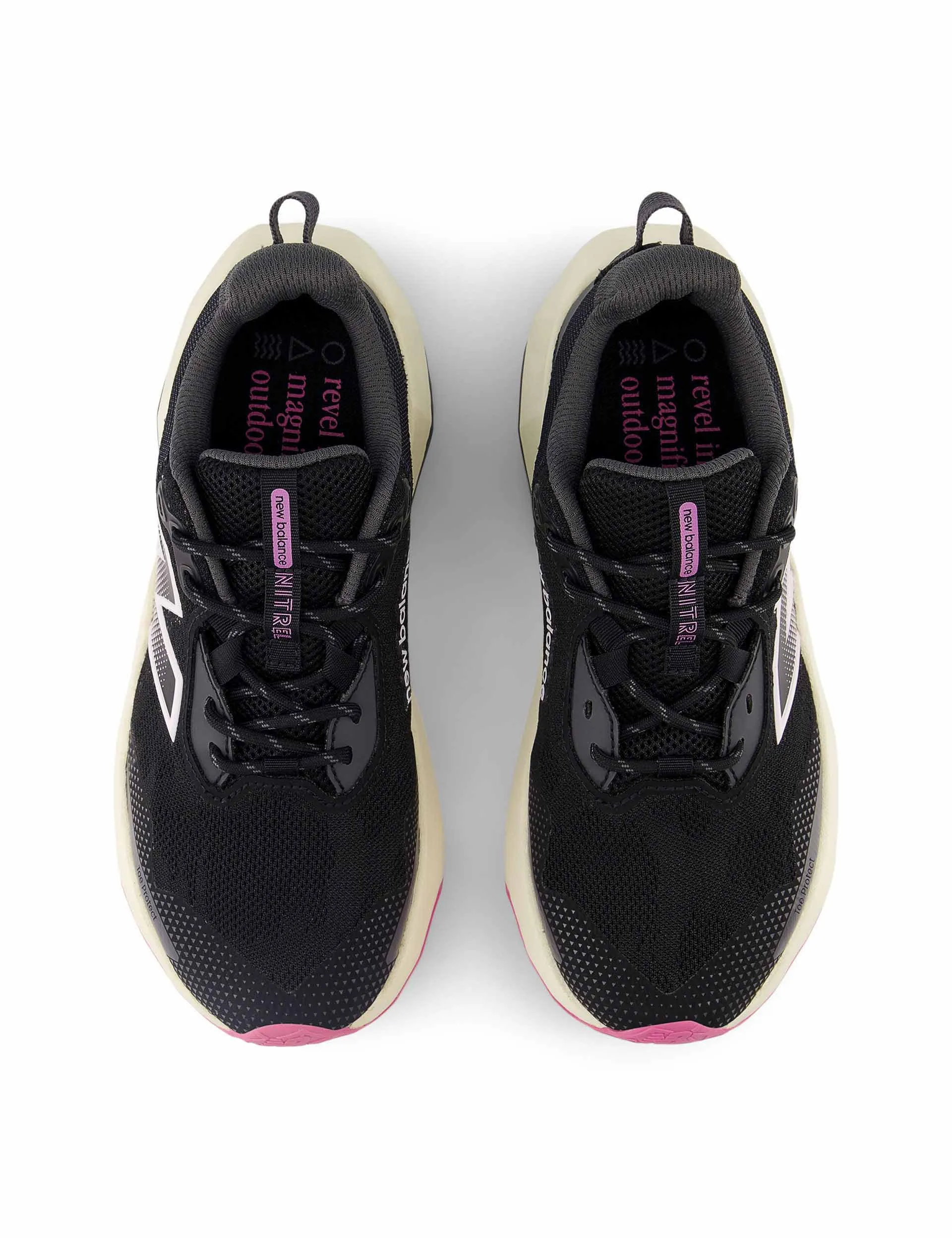 DynaSoft Nitrel v6 Shoes - Black/Pink Granite/Angora