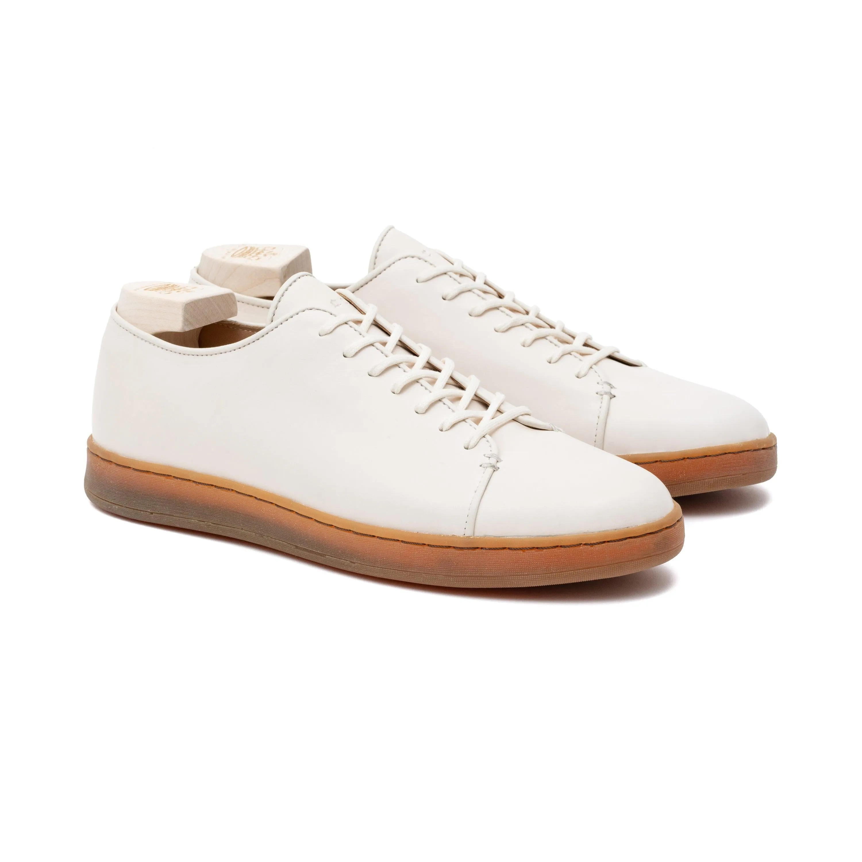 Harlestone Derby - Off White Veg Tan Calf