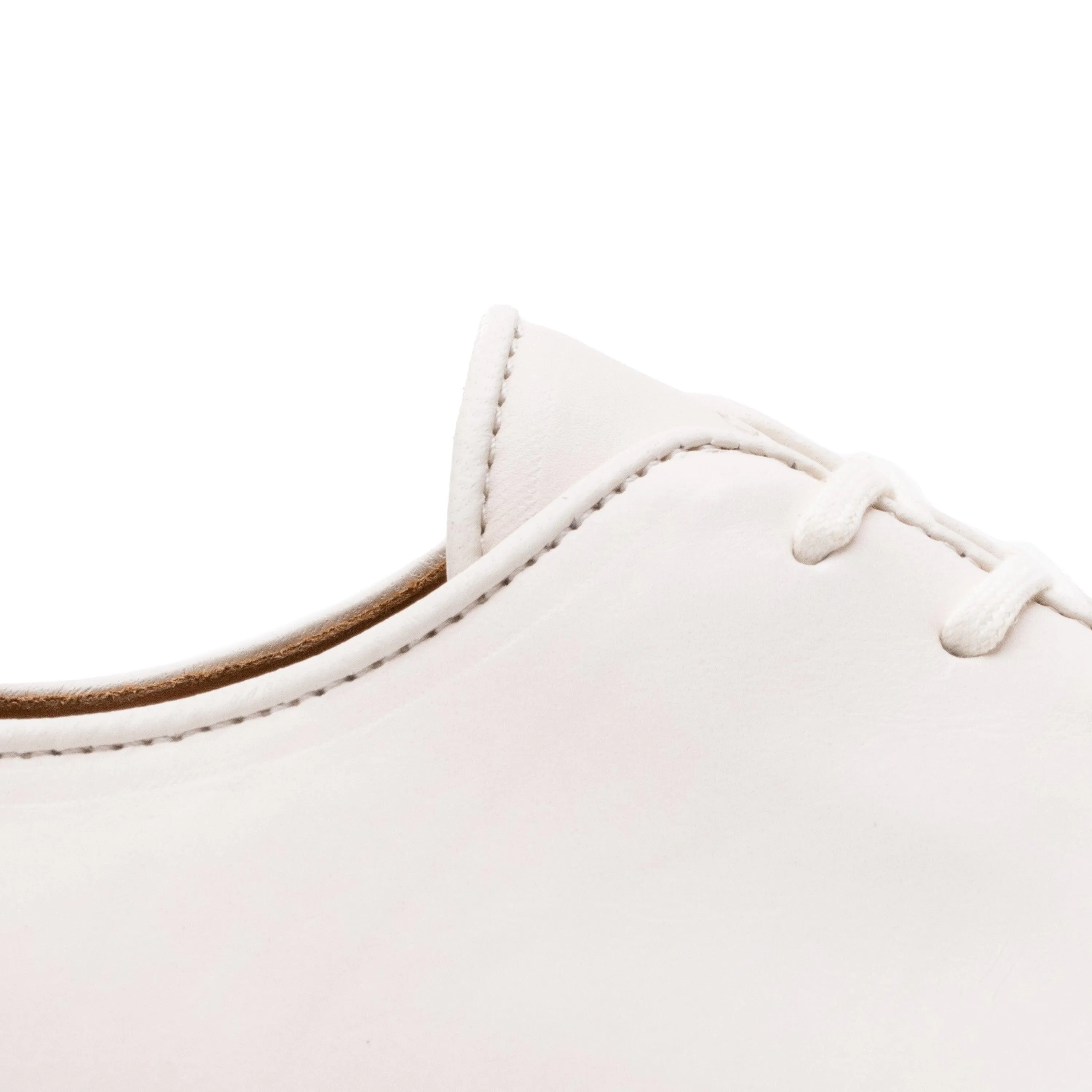 Harlestone Derby - Off White Veg Tan Calf