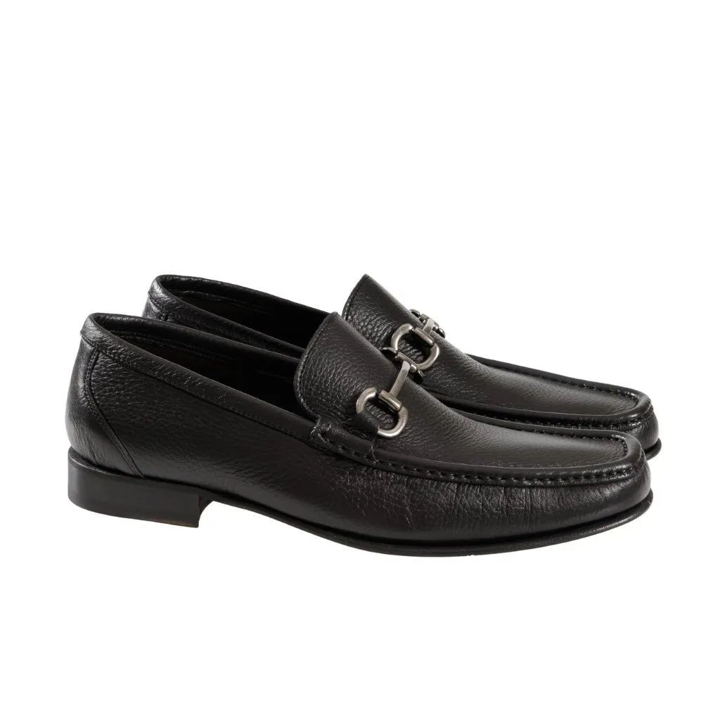 HENRY SARTORIAL Deerskin Moccasin BLACK