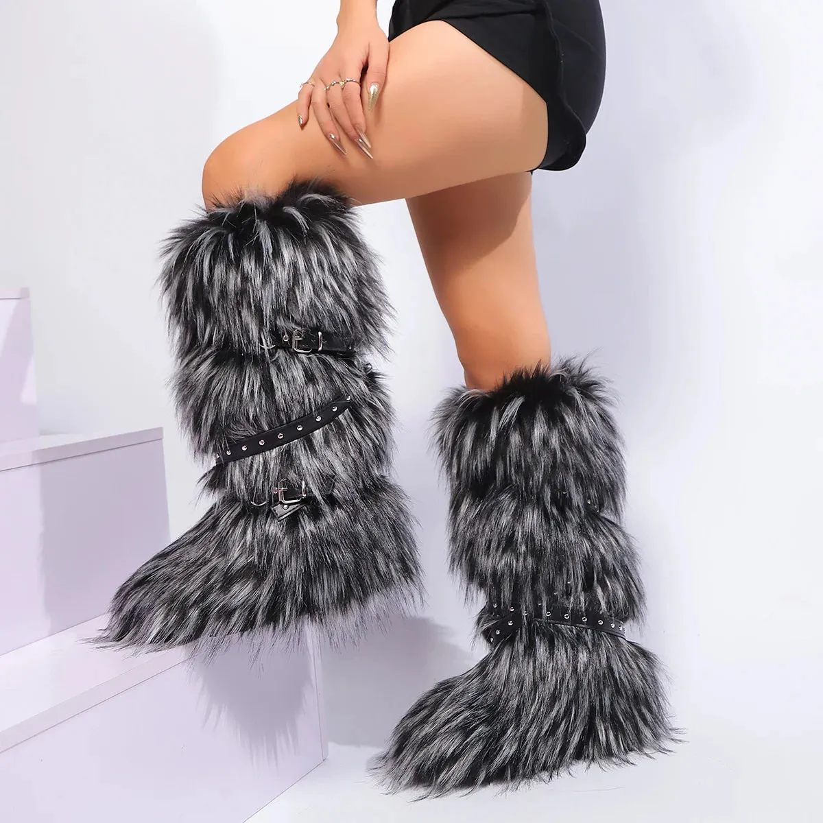 Igloo Faux Fur Snow Boots