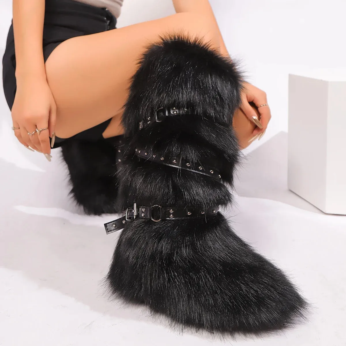 Igloo Faux Fur Snow Boots