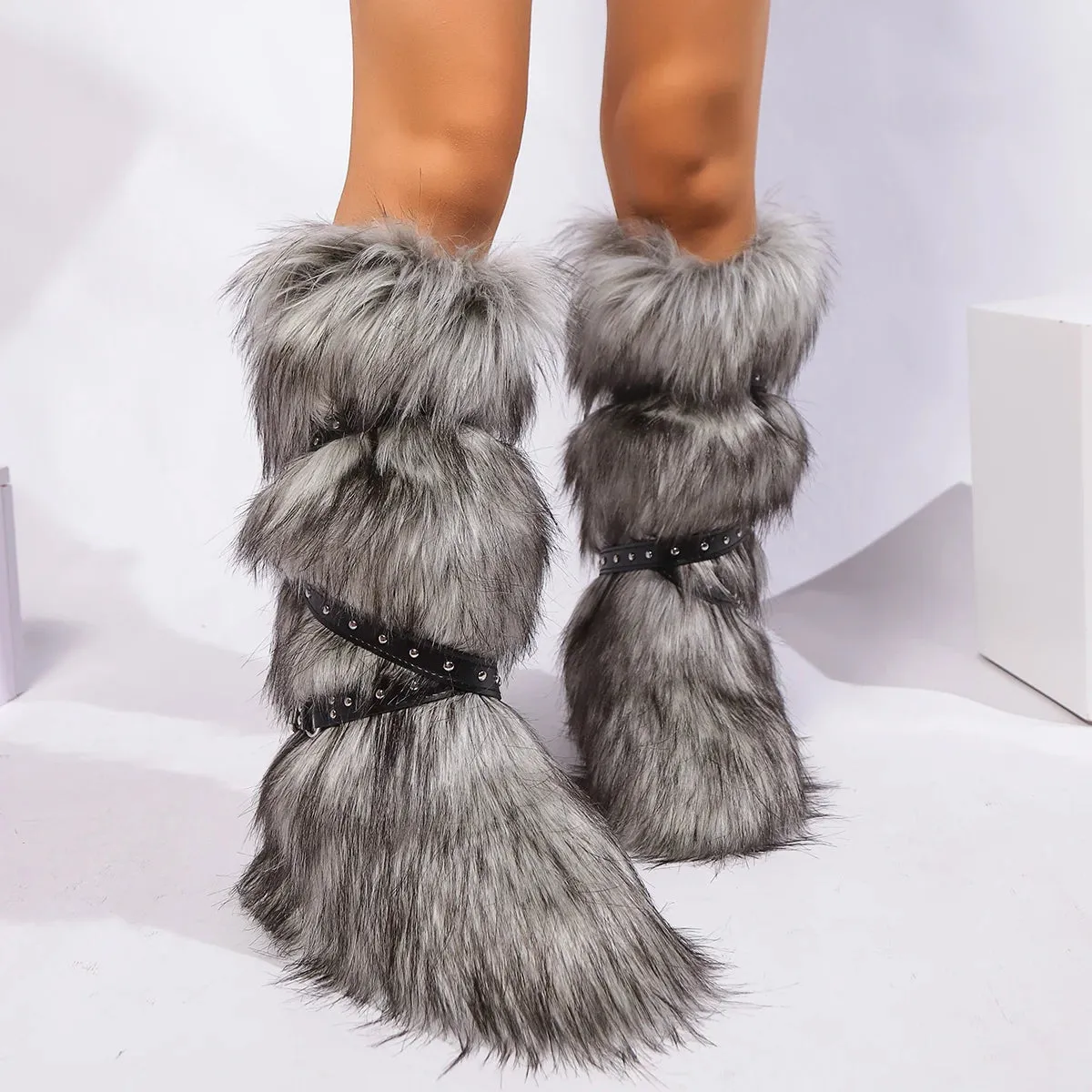 Igloo Faux Fur Snow Boots