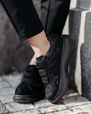 Josefina Sneaker |  Black Sequins