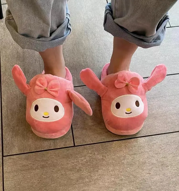 Kawaii Moving Ears Figure Slippers