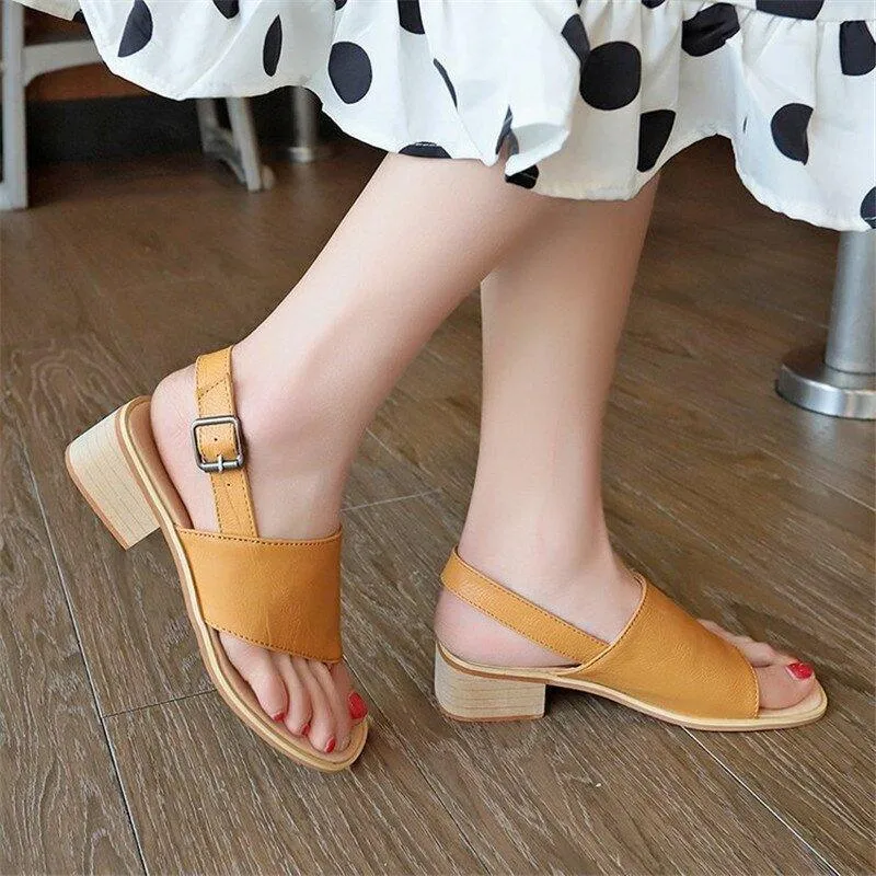 Low Heel Dress Sandals for Bunions