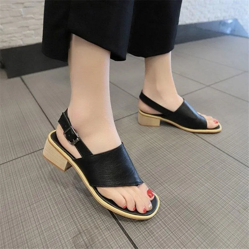 Low Heel Dress Sandals for Bunions