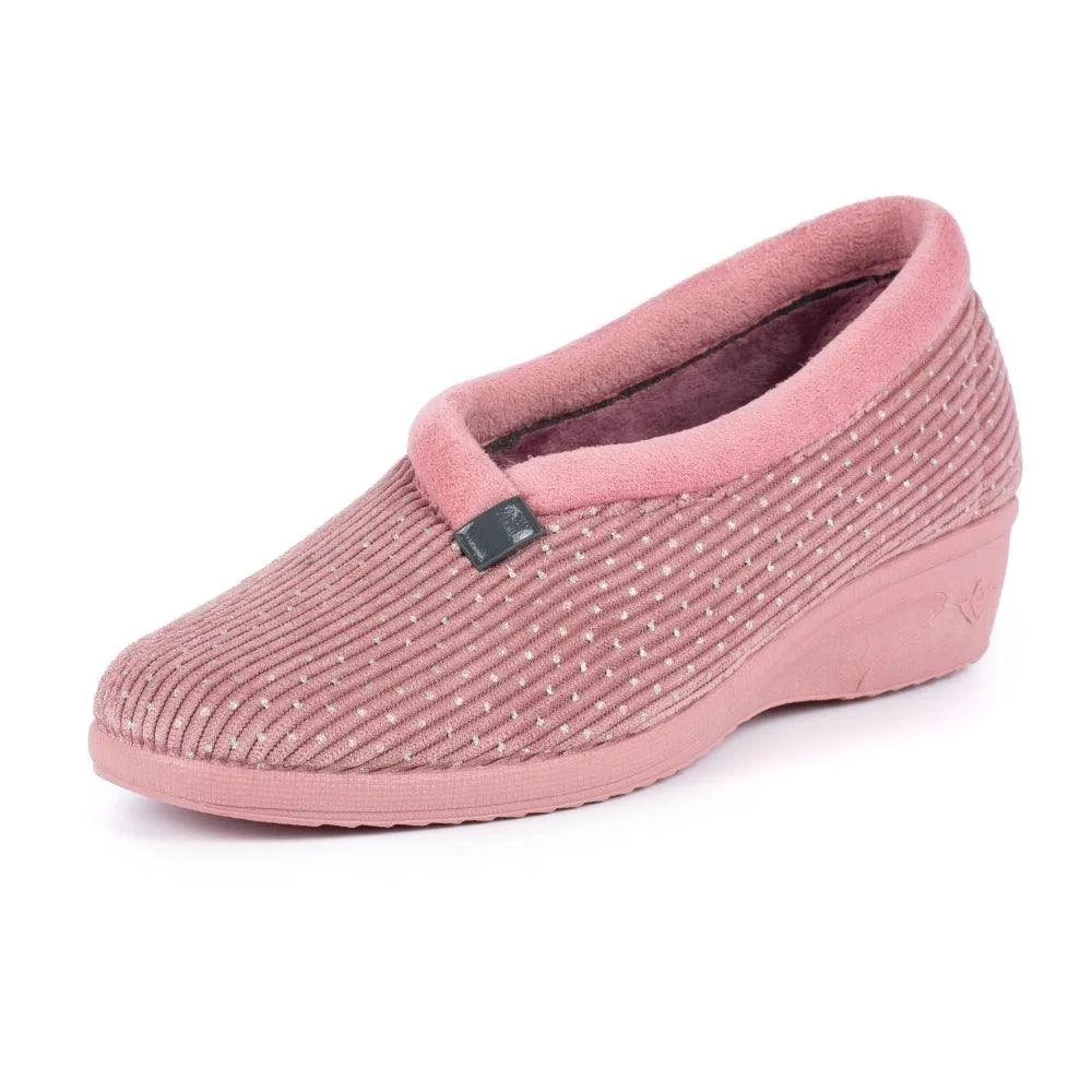 Lunar Womens Slipper Greta KLA155 Heather