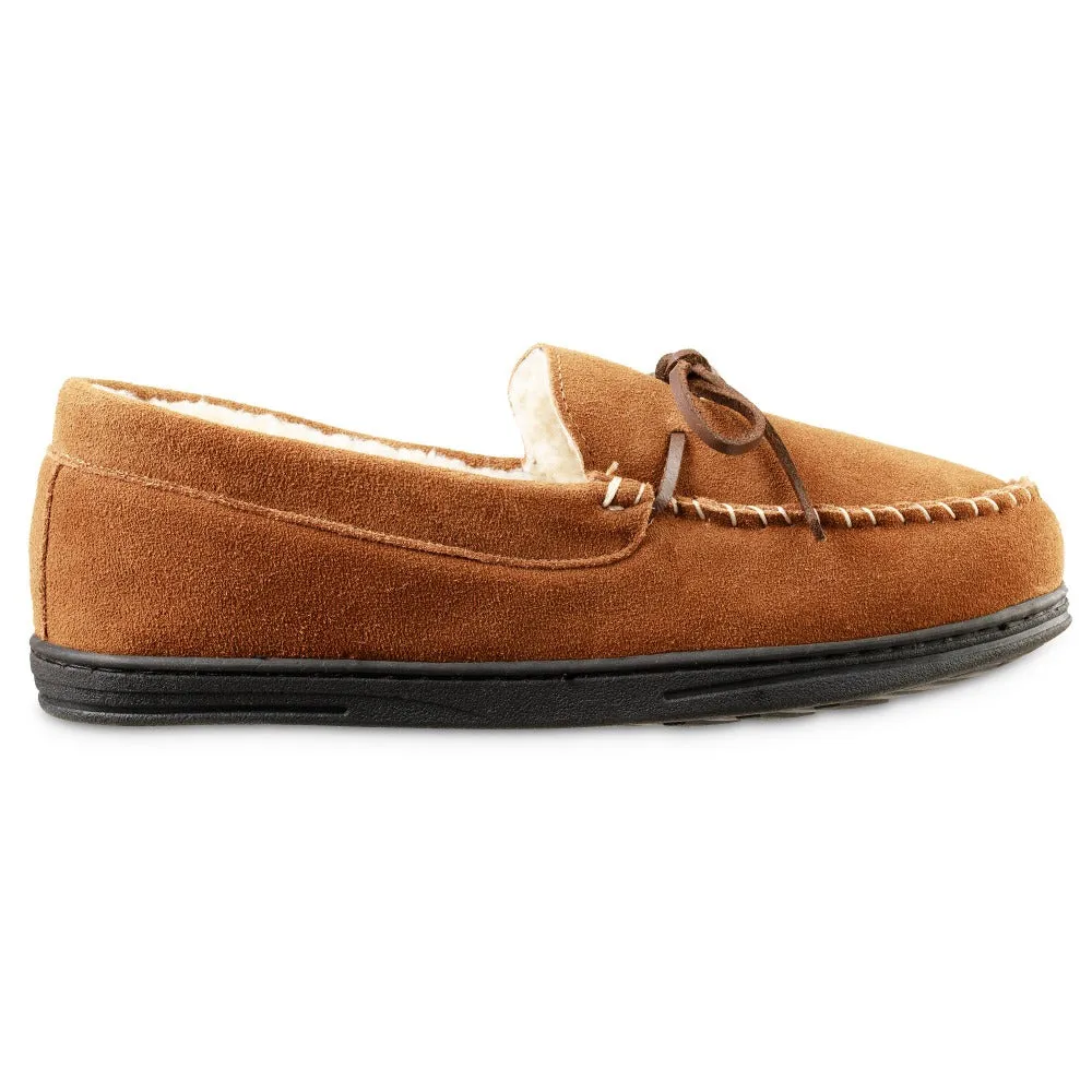 Men's Genuine Suede Moccasin Slippers