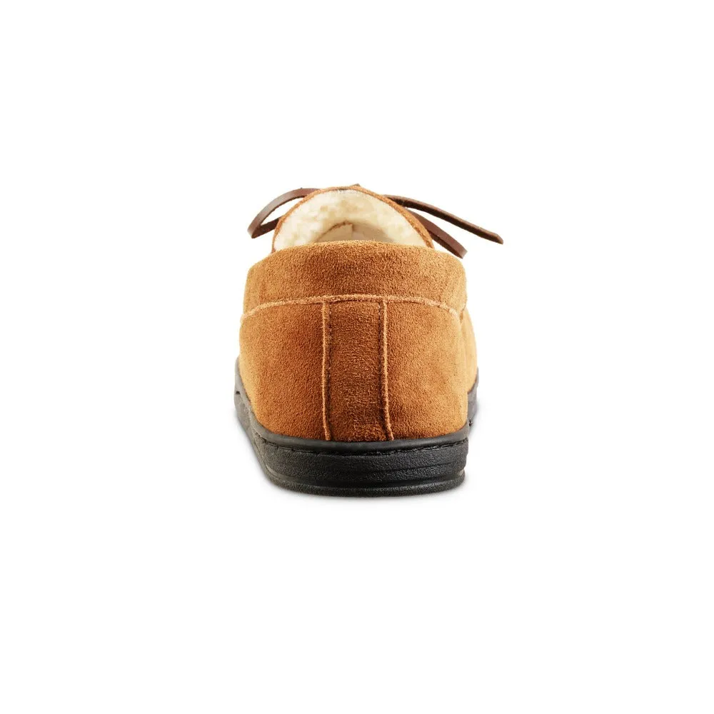 Men's Genuine Suede Moccasin Slippers