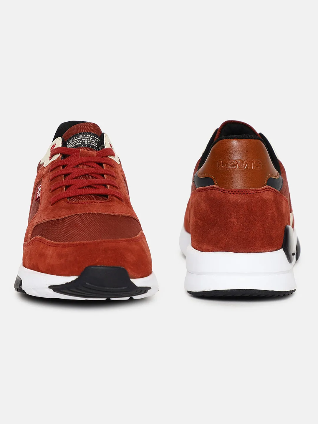 Men's Red Colorblock Shoes