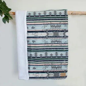 Mkwa Sherpa baby blanket - MINI TIPI