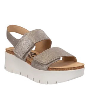 MONTANE in SILVER Platform Sandals