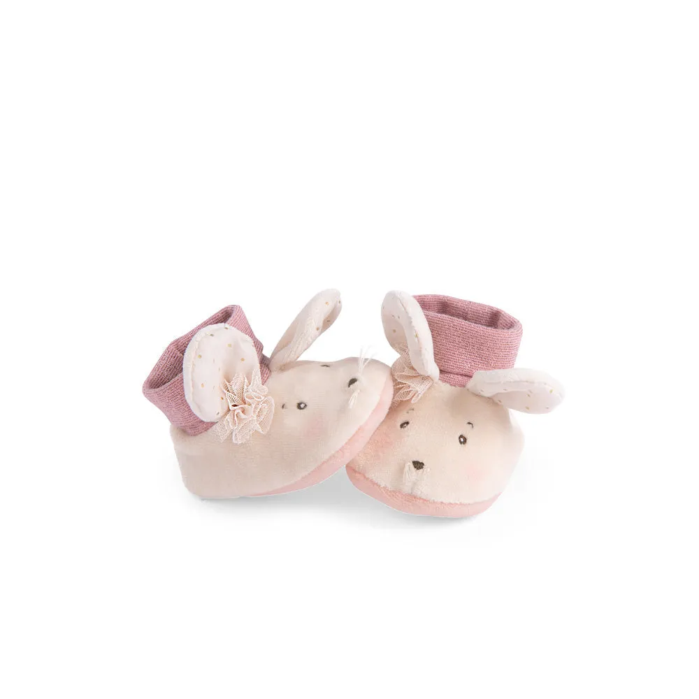 Moulin Roty La Petite Ecole De Danse Mouse Baby Slippers