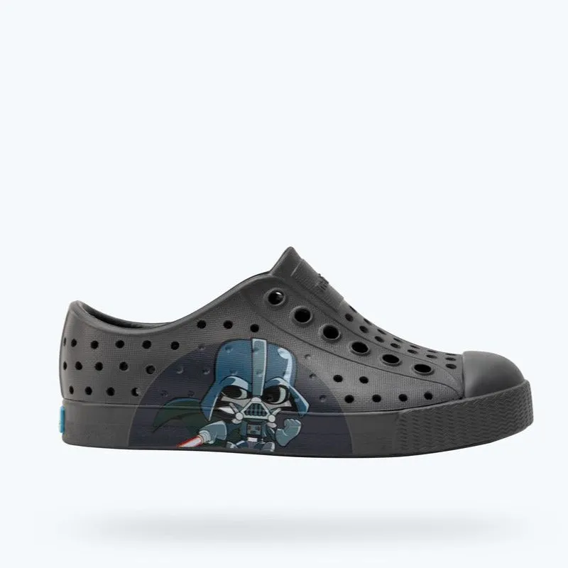 Native Shoes Dublin Gray/Darth BFF Jefferson Star Wars™ Block Shoe