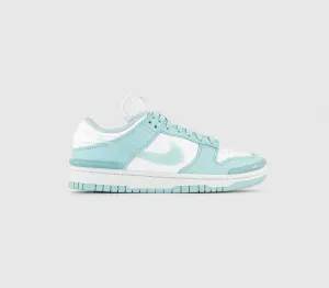 Nike Dunk Low Twist Summit White Jade Ice Trainers