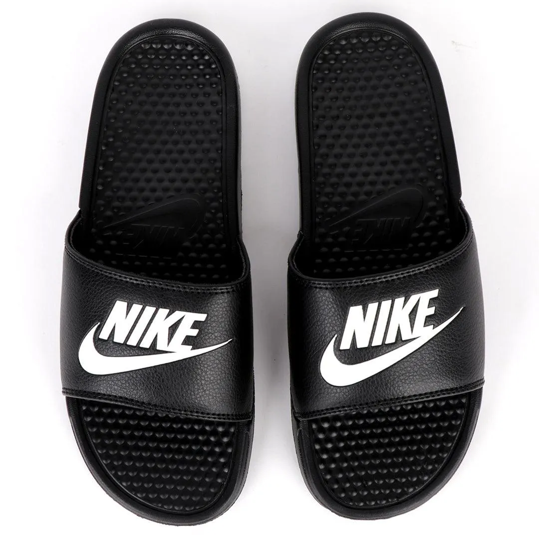 NK Two Ways JDI Black With White Logo Men's Slide