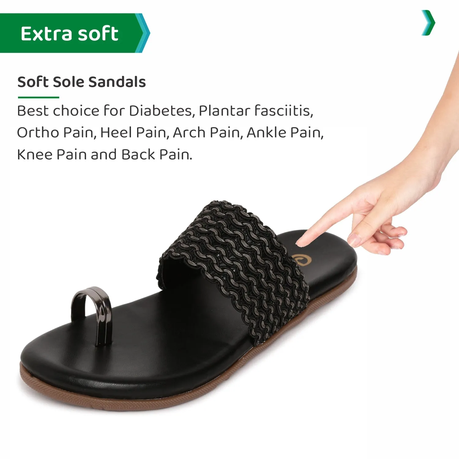 ORTHO JOY Fancy doctor slippers | Casual flat sandals