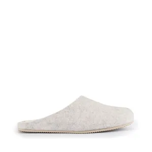 Pilar - Vegan Felt Mule Slipper - Grey Marl