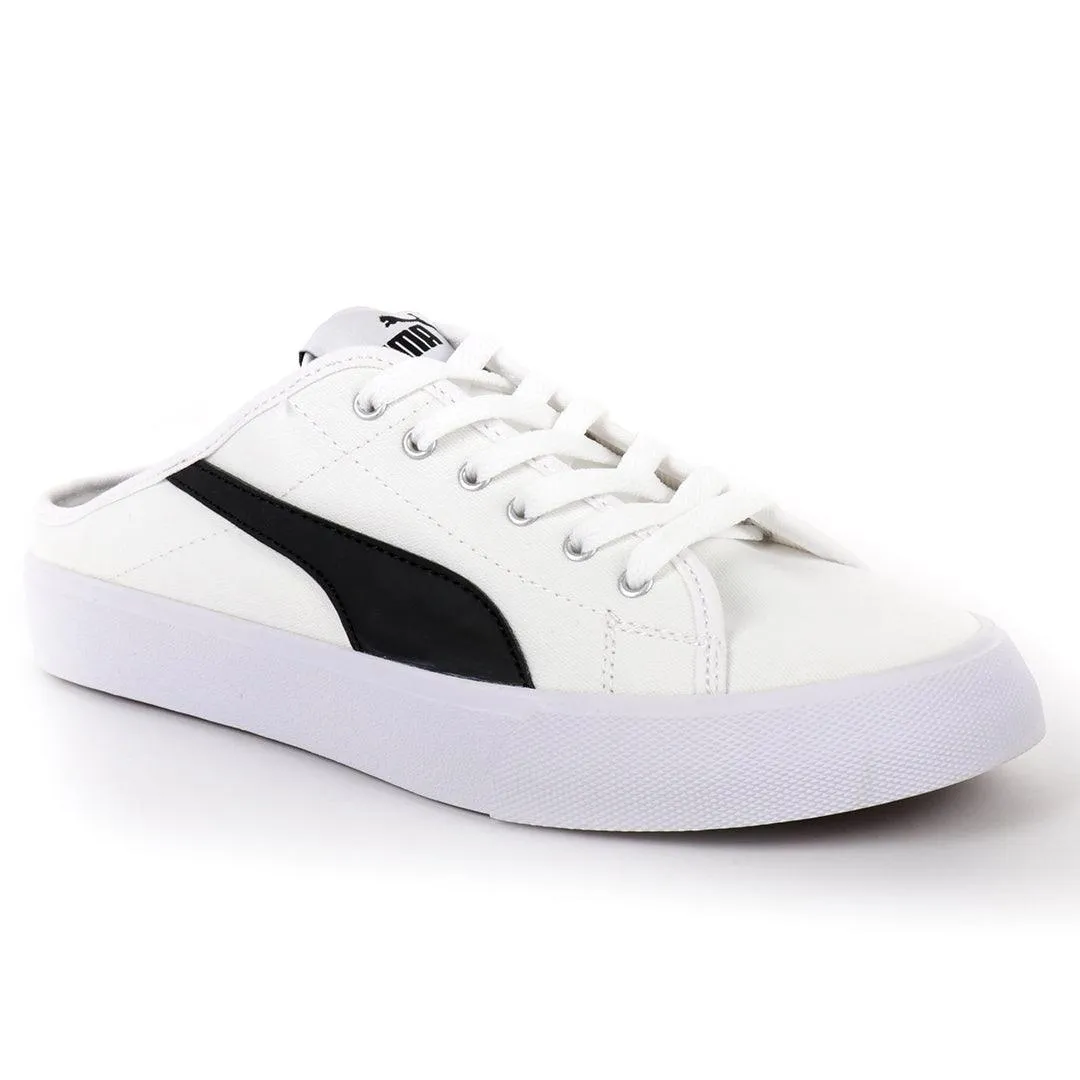 PM Bari Mule White And Black Sneakers